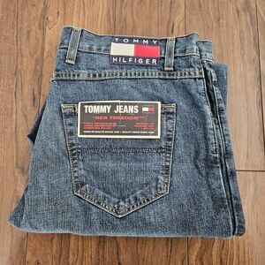 NWT Vintage Tommy Hilfiger Denim Jeans Mens 36 X 30 Relaxed Fit
